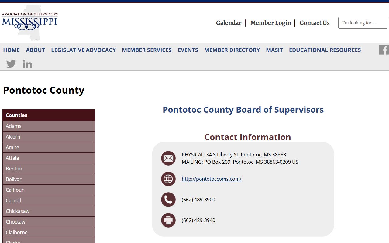 Pontotoc County elected offices that maintain local court records